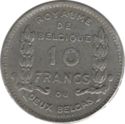 10 Francs (Independ. centennial - 2 Belgas - French leg.)