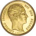 25 Francs (Larger head; "900/M")