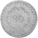 80 Réis (Maria II in Exile (1828-1833))