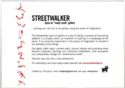 Streetwalker. Open air "ready-made" gallery
