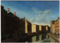 Rijksmuseum. Gezicht op de Herengracht in Amsterdam, ca. 1671-72