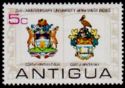 Arms of Antigua and University of West Indies