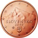 1 Euro Cent (Krivan peak)