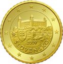 50 Euro Cent (Bratislava Castle)