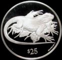 25 Dollars (Endangered Wildlife. Anegada rock iguana)