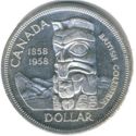 1 Dollar (100th Anniversary of founding of British Columbia)