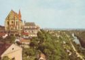 Znojmo. Castle view of St.Nicholas Church and Dyje Valley