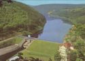 Znojmo. New Dam on Dyje river below Castle