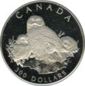 300 Dollars (Wildlife platinum series. Snowy Owl)