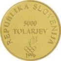 5,000 Tolarjev (Olympic Centennial)