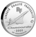 50 Euro (40th Ann. of the first flight of the Concord)