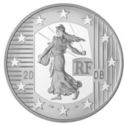 1½ Euro (50th Anniversary of the 5th Republic)