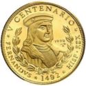 50 Pesos (500th Anniversary - Discovery of America. King Ferdinand of Spain)