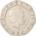 20 Pence (Tudor Rose)