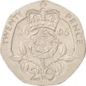20 Pence (Tudor Rose)