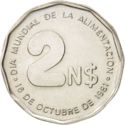 2 Nuevos Pesos (F.A.O. - world food day)
