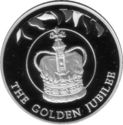50 Pence (Queen's Golden Jubilee - CuNi)