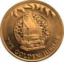 50 Pence (Queen's Golden Jubilee - Gold edition)