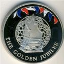 50 Pence (Queen's Golden Jubilee - Coloured edition)
