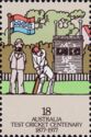 Australia Test Cricket- Umpire and Batsman