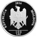 100 Lei (25 years of independence of the Republic of Moldova)