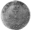 2 Reales (Provisional coinage)