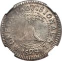 2 Reales (Provisional coinage. SALVAD)