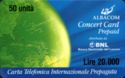 Concert Card 50 (With BNL Logo)
