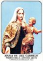 "Saint Mary - Carmel", Cattolica Eraclea, Russo Deposito Immagini - Canicattì (IT), Sicily - Madonna