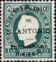 Overprint on Mocambique stamp