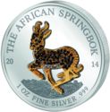 1,000 CFA Francs (The African Springbok Pave Black Cristals)