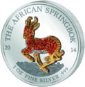 1,000 CFA Francs (The African Springbok Pave Red Cristals)