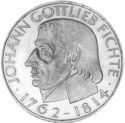 5 Mark (150th death year Johann Fichte. J . Plain edge)
