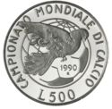 500 Lire (14th World Cup Football 1990 Italy)