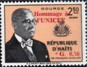 President Duvalier with UNICEF overprint