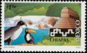 Palenque Pyramid and Waterfalls, Chiapas; Birds