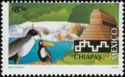 Palenque Pyramid and Waterfalls, Chiapas; Birds