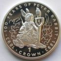 1 Crown (The Tale of Peter Rabbit. Sparrow on handle - Silver edition)