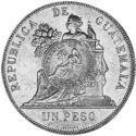 1 Peso (Counter-stamped coinage)