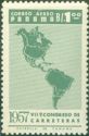 Map of Americas showing Pan-American Highway