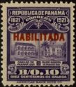 Overprinted "HABILITADA"