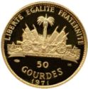 50 Gourdes (10th Anniversary of Revolution. Heros de Vertieres)