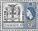 Arms of Jamaica - overprinted
