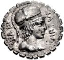 1 Denarius (Mn. Aquillius Mn.f. Mn.n.)