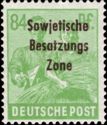 Overprint: Sowjetische Besatzungs Zone
