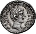 1 Denarius (Mark Antony and Octavian, Mint of Ephesus)