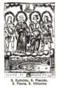 "Placidus and Co. Martyrs", Messina, Sicily - Saints (M)