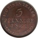3 Pfennig (1/120 Thaler)