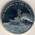 5 Dollars (USS Fanning and USS Nicholson)