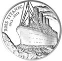 1 Crown (Centenary of the Titanic - near iceberg - Silver edition)